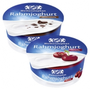 Weihenstephan Rahmjoghurt versch. Sorten, jeder 150-g-Becher 0.39 €
