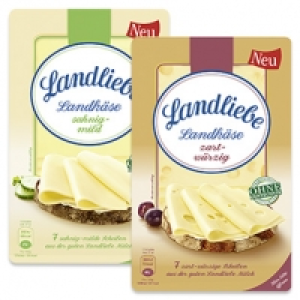 Landliebe Landkäse Deutscher Schnittkäse 45 % Fett i. Tr., versch. Sor 1.59 €