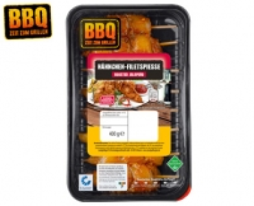 BBQ Hähnchenfilet-Spieße