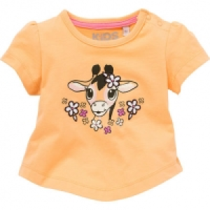 Kids and Friends Baby Girl T-Shirt, Giraffe mit Blumen 4.99&nbsp;&euro;