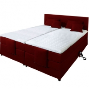 Febri Motor-Boxspring-Bett PRINCE, rot