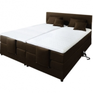 Febri Motor-Boxspring-Bett PRINCE, braun