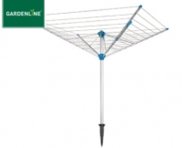 GARDENLINE®Aluminium-Wäschespinne-Komplettset
