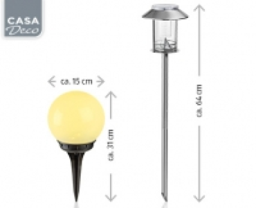 CASA Deco Solar-Gartenleuchte