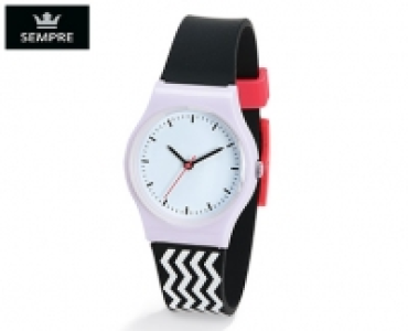 SEMPRE®Armbanduhr mit Silikonband