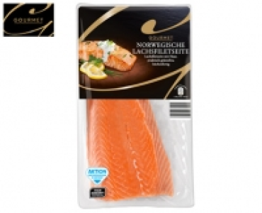GOURMET Norwegische Lachsfiletseite