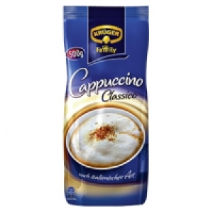 Krüger Family Cappuccino versch. Sorten, jeder 500-g-Nachfüllbeutel 1.99 €