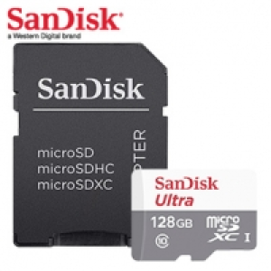 microSDXC-Karte 128 GB mit Adapter 39.95&nbsp;&euro;