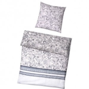 Ibena Satin-Bettw&auml;sche Paisley 135x200 cm, grau 29.99&nbsp;&euro;