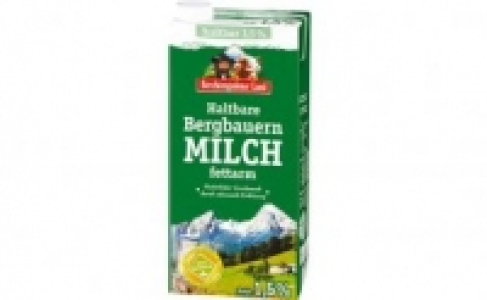 Berchtesgadener Land Haltbare Bergbauern Milch 0.79 €