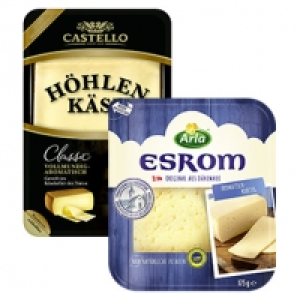 Arla Esrom oder Castello H&ouml;hlenk&auml;se Classic D&auml;nischer Schnittk&auml;se, 45/ 1.49&nbsp;&euro;