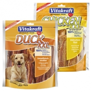 Vitakraft Chickenfilet XXL oder Duck XXL, jede 250-g-Packung 4.99&nbsp;&euro;