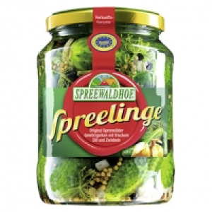 Spreelinge Gew&uuml;rzgurken und weitere Sorten, jedes 720-ml-Glas/360 g Ab 1.00&nbsp;&euro;