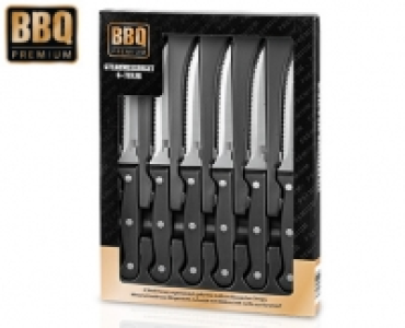 BBQ PREMIUM Steakmesser-Set, 6-teilig