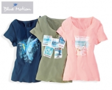 Blue Motion Print-Shirt