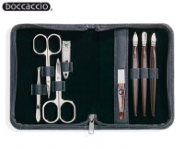 boccaccio®Leder-Maniküretui, 8-teilig