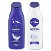 Real  Nivea Express Feuchtigkeits Lotion oder Reichhaltige Body Milk, jede 4