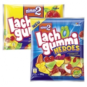 nimm2 Lachgummi oder Softies versch. Sorten, jeder 200/180-g-Beutel 0.79 €