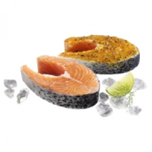 Lachssteaks natur oder grillfertig mariniert, aus Aquakultur, Nordosta 1.39&nbsp;&euro;