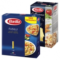 Real  Barilla italienische Pasta aus 100 % Hartweizen oder La Collezione ver