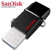 Real  2-in1-USB-Stick Ultra Dual Drive 32 GB einschiebbare Anschlüsse auf be