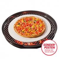 Real  Pizzastein Maße: ca. 38 cm Ø, Material: Cordierit