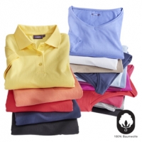 Real  Damen-Shirt oder-Poloshirt 95 % Baumwolle/ 5 % Elasthan oder 100 % Bau