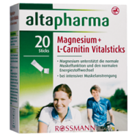 Rossmann Altapharma Magnesium + L-Carnitin Vitalsticks
