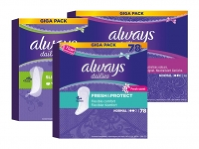 Always Dailies Slipeinlagen 2.88 €