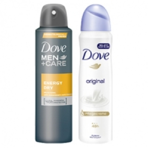 Dove Deo Spray oder Roll on versch. Sorten, jede 150/75-ml-Dose, jeder 1.39&nbsp;&euro;