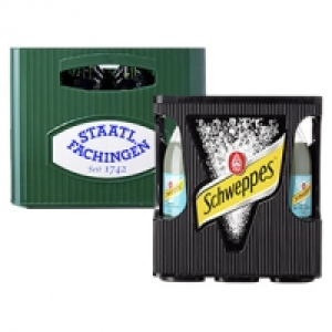 Staatlich Fachingen Heilwasser, Medium 12 x 0,75 Liter oder Schweppes  6.99 €