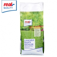 Real  Langzeit-Rasendünger, 3 kg, lang anhaltende Wirkformel für gesundes Wa