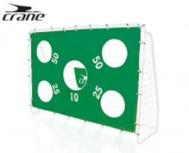 crane&reg;Fu&szlig;balltor mit Torwand und Netz