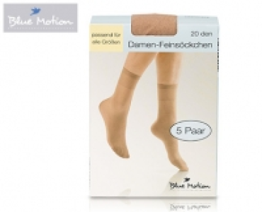 Blue Motion Feins&ouml;ckchen, 20 den, 5 Paar