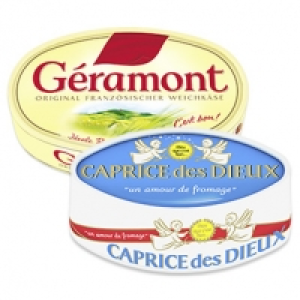 G&eacute;ramont oder Caprice des Dieux, Franz&ouml;sischer Weichk&auml;se, 60 % Fett i. 1.79&nbsp;&euro;
