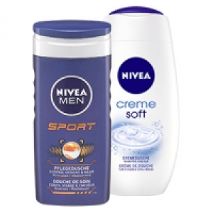 Nivea Pflegedusche, versch. Sorten, jede 250-ml-Flasche 1.19 €