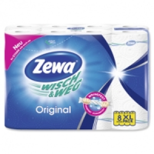 Zewa Wisch & Weg K&uuml;chenrollen, versch. Sorten, jede 8 x 45-Blatt-Packu 2.99&nbsp;&euro;