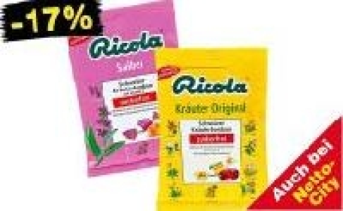 Ricola Kräuterbonbons 1.45 €