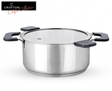CROFTON&reg; Chefs Collection Edelstahl-Topf, &Oslash; 20 cm