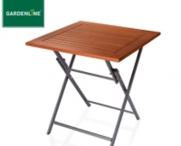 GARDENLINE®Alu-Klapptisch mit Holzplatte 39.99 €