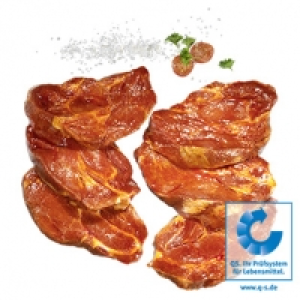 Frische Schweinenackensteaks natur oder versch. gew&uuml;rzt, je 1 kg 4.99&nbsp;&euro;
