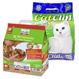 Cats Best &Ouml;ko Plus Katzenstreu oder Catclin Katzenstreu, jeder 10/8-Li 5.99&nbsp;&euro;