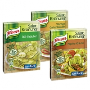 Knorr Salat Kr&ouml;nung trocken versch. Sorten, 5er = 50-g-Packung, ab 3 P 0.75&nbsp;&euro;