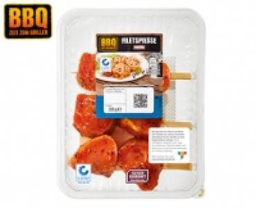 BBQ Schweine-Filetspieße, mariniert