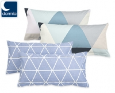 dormia 2 Kissenbezüge Mako-Satin