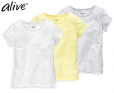 alive®Basic-T-Shirts, 3 Stück