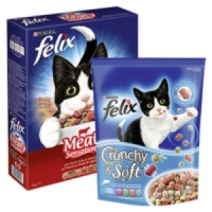 Felix Katzen-Trockennahrung versch. Sorten, jede 950-g/1-kg-Packung 2.29 €
