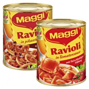 Maggi Ravioli versch. Sorten, jede 800-g-Dose 1.39 €
