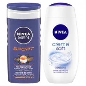 Nivea Pflegedusche versch. Sorten, jede 250-ml-Flasche 1.25 €