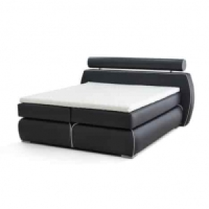 Boxspringbett CANNES - schwarz - Kaltschaumtopper - 180x200 cm - H3 899.99 €